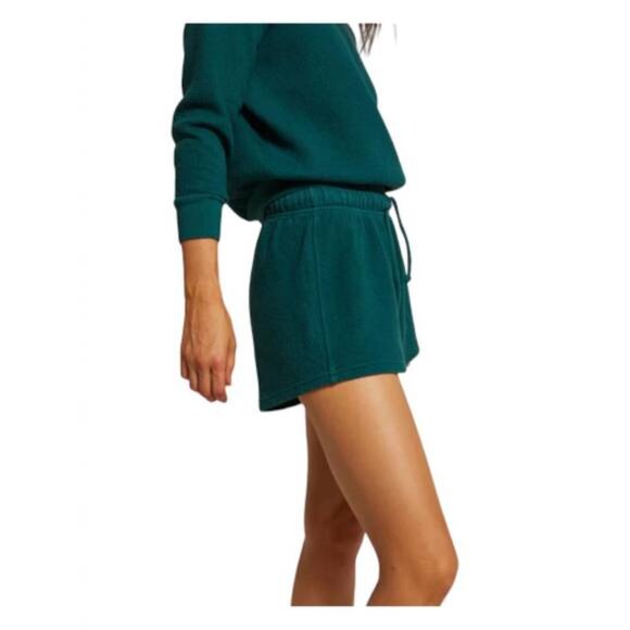 NEW PERFECTWHITETEE bonham drawstring shorts in emerald - Picture 2 of 3